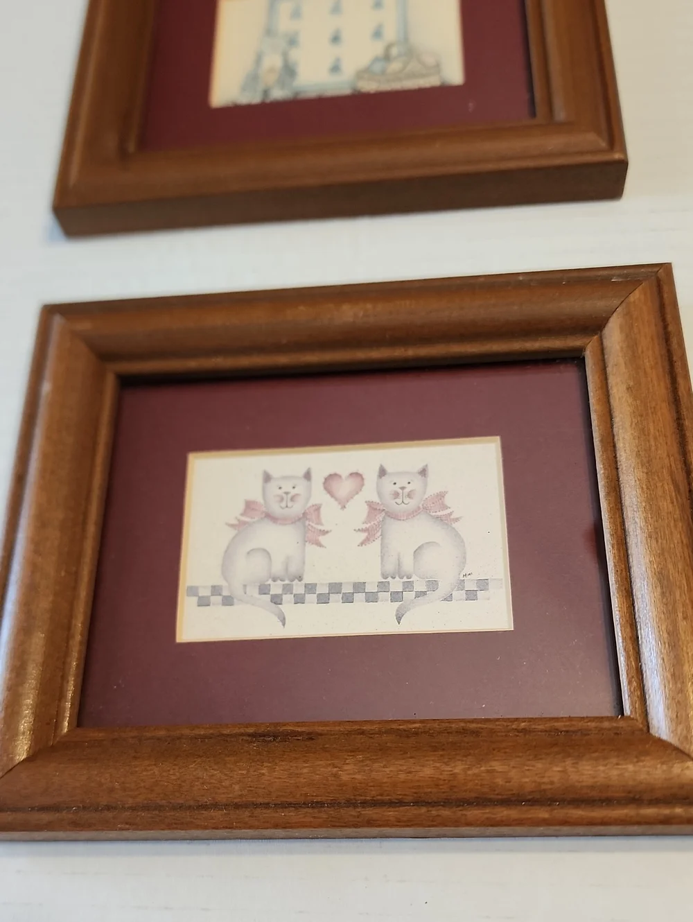cat themed set brown